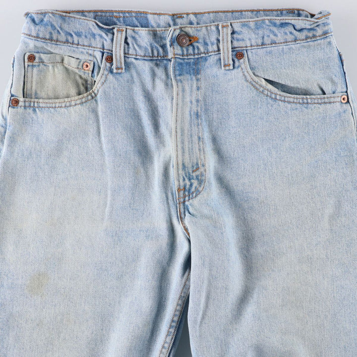 90'S Levi's 550 Relaxed Fit Tapered Leg Tapered Denim Pants Made in USA Men's W33 Vintage cotton blue type Vintage Second Hand