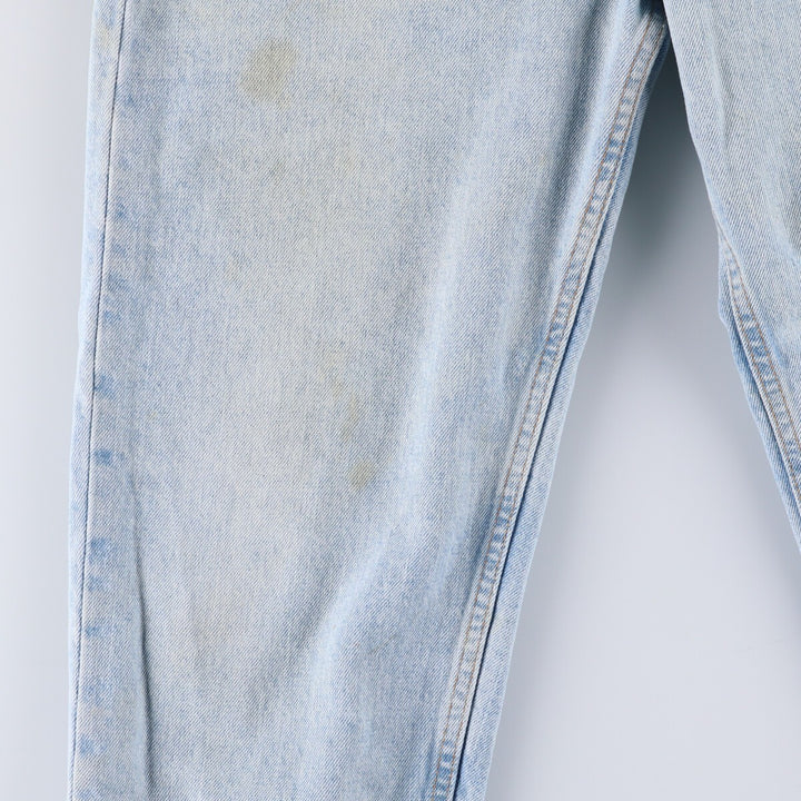 90'S Levi's 550 Relaxed Fit Tapered Leg Tapered Denim Pants Made in USA Men's W33 Vintage cotton blue type Vintage Second Hand