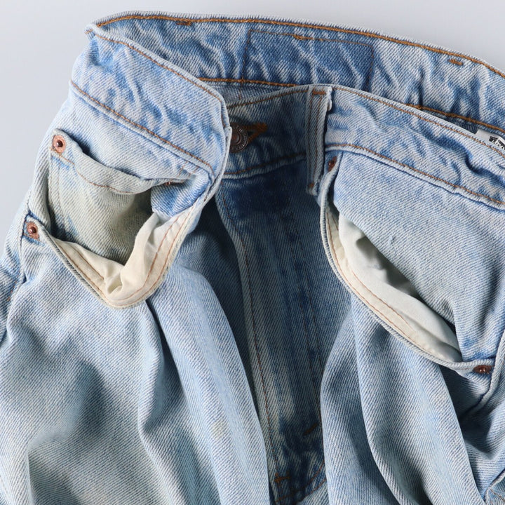 90'S Levi's 550 Relaxed Fit Tapered Leg Tapered Denim Pants Made in USA Men's W33 Vintage cotton blue type Vintage Second Hand