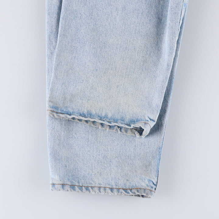 90'S Levi's 550 Relaxed Fit Tapered Leg Tapered Denim Pants Made in USA Men's W33 Vintage cotton blue type Vintage Second Hand