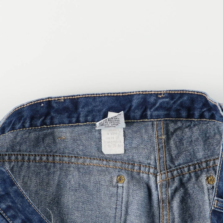 Vintage 1980'S Calvin Klein straight-leg denim pants, made in the USA, men's size W37. cotton blue type Vintage Second Hand