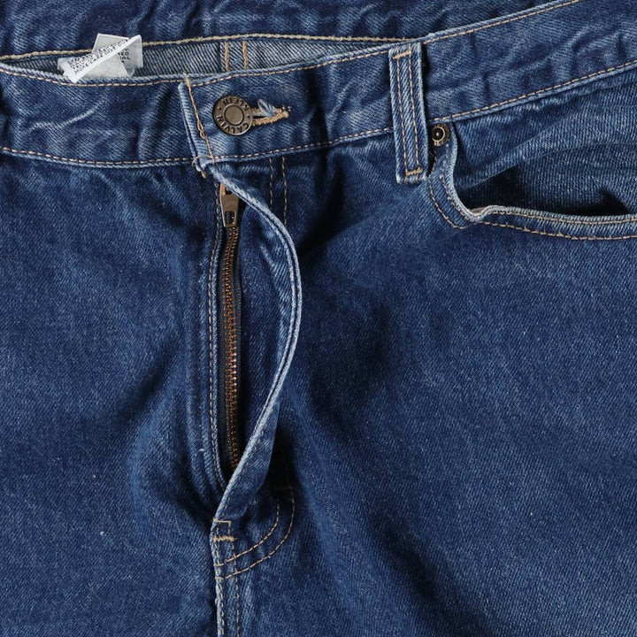 Vintage 1980'S Calvin Klein straight-leg denim pants, made in the USA, men's size W37. cotton blue type Vintage Second Hand