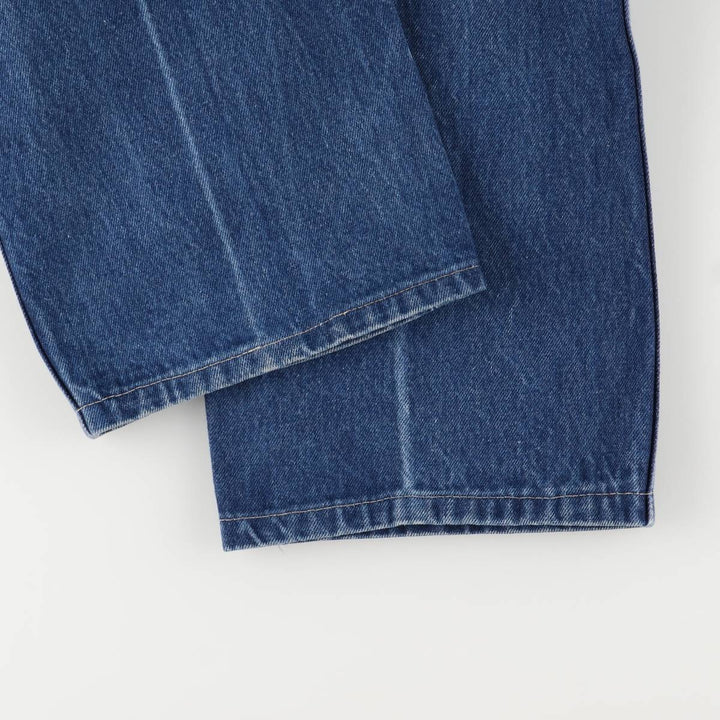 Vintage 1980'S Calvin Klein straight-leg denim pants, made in the USA, men's size W37. cotton blue type Vintage Second Hand