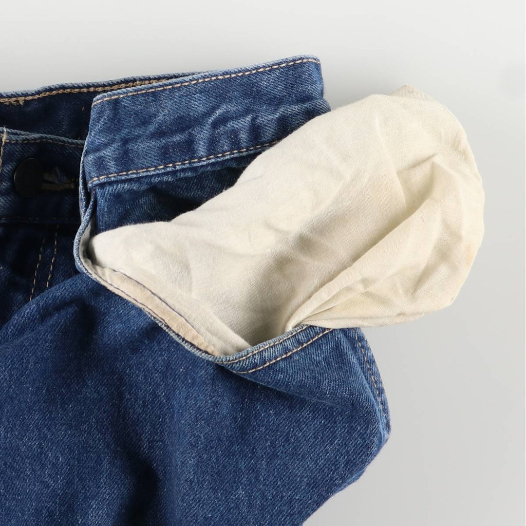 Vintage 1980'S Calvin Klein straight-leg denim pants, made in the USA, men's size W37. cotton blue type Vintage Second Hand