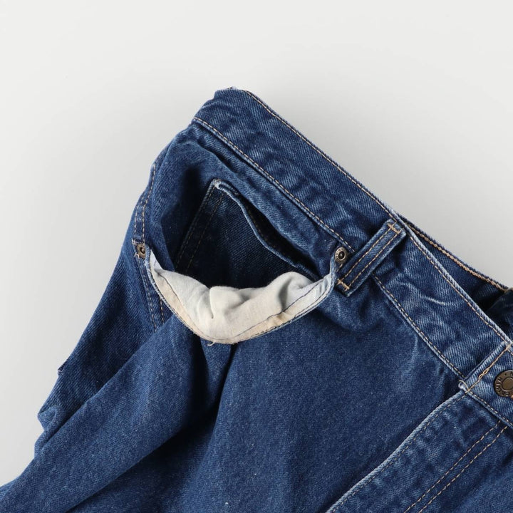 Vintage 1980'S Calvin Klein straight-leg denim pants, made in the USA, men's size W37. cotton blue type Vintage Second Hand