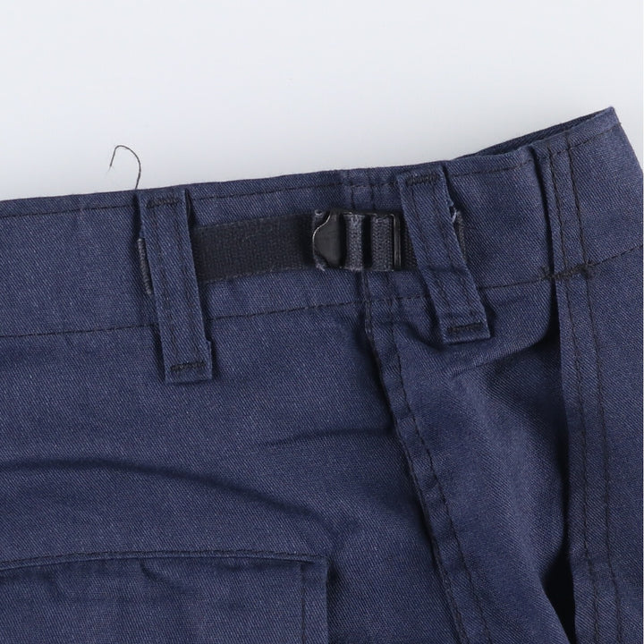 Civilian Rothco Military Cargo Pants, Made in USA, Men's, Size W32 polyester navy blue type Vintage Second Hand