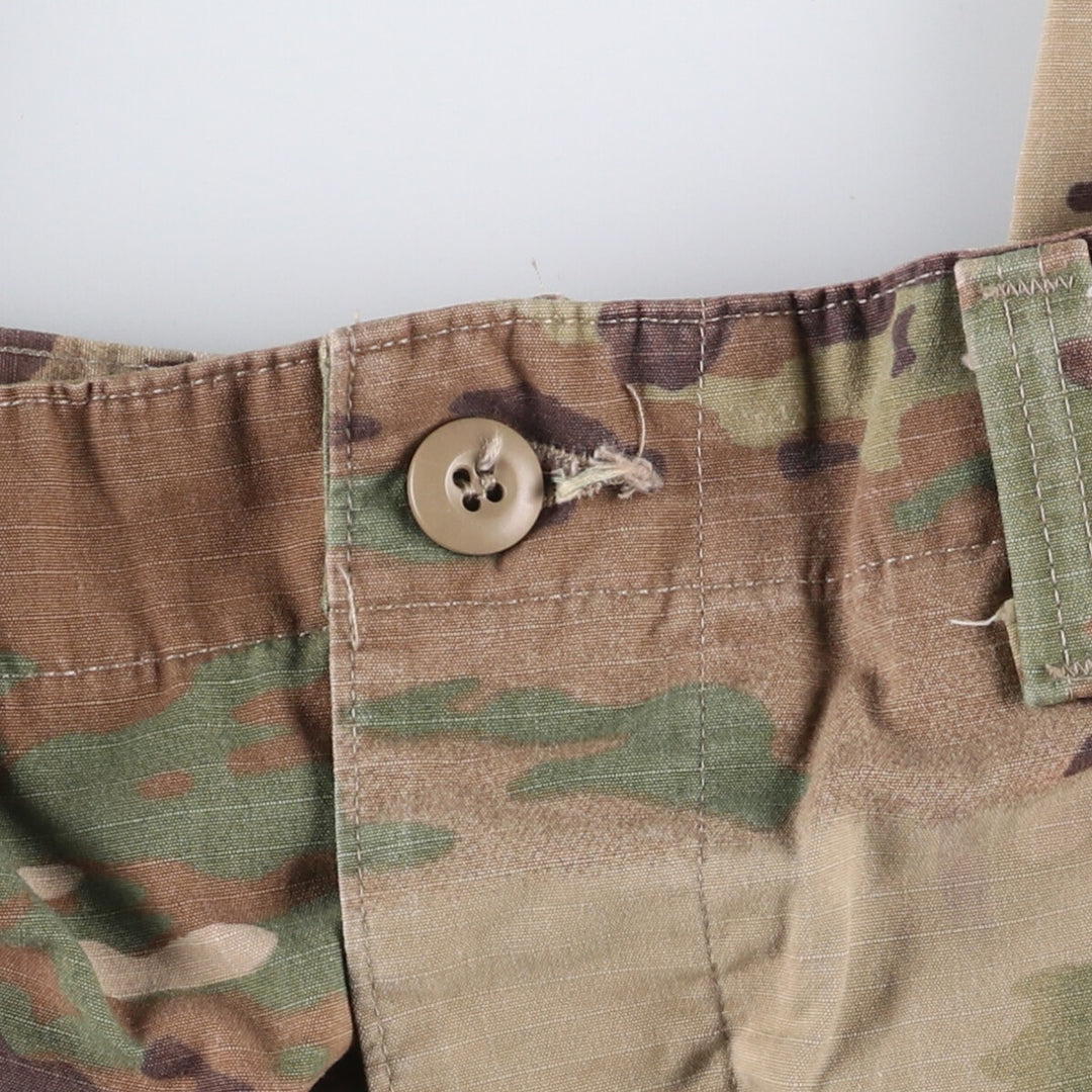Genuine US military camouflage pattern multicam camo ripstop military cargo pants combat pants made in USA SMALL-REGULAR Nylon Khaki type Vintage Second Hand
