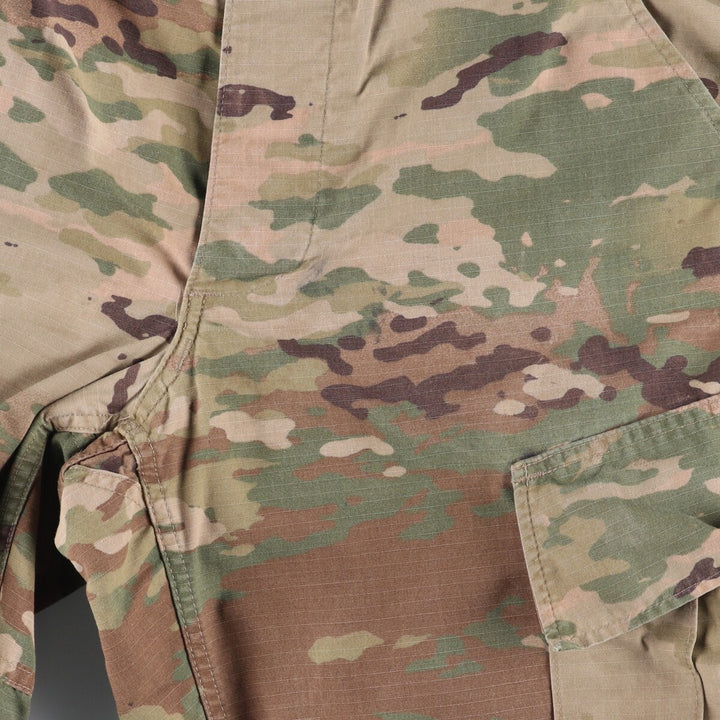 Genuine US military camouflage pattern multicam camo ripstop military cargo pants combat pants made in USA SMALL-REGULAR Nylon Khaki type Vintage Second Hand