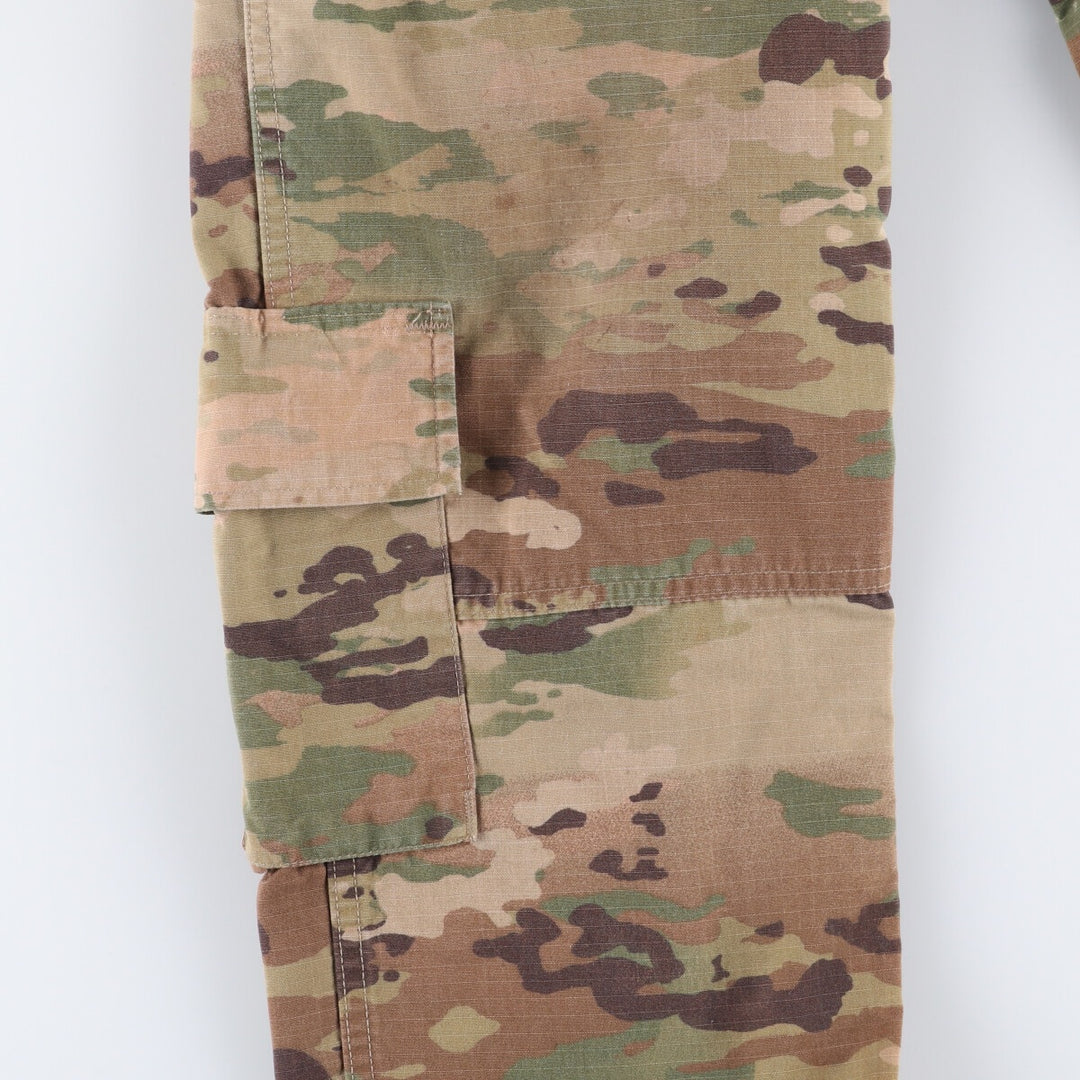 Genuine US military camouflage pattern multicam camo ripstop military cargo pants combat pants made in USA SMALL-REGULAR Nylon Khaki type Vintage Second Hand