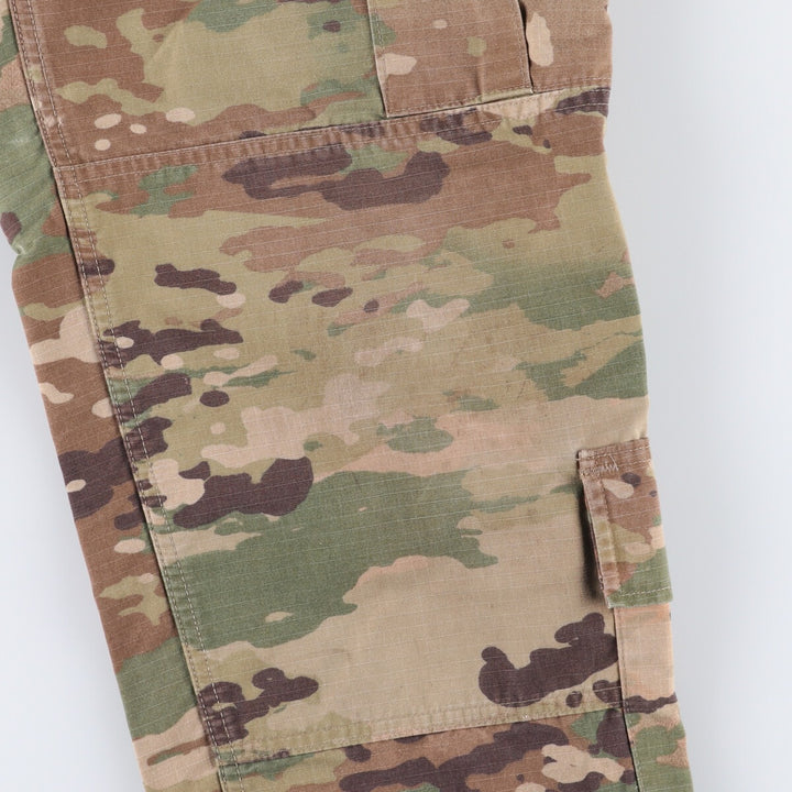 Genuine US military camouflage pattern multicam camo ripstop military cargo pants combat pants made in USA SMALL-REGULAR Nylon Khaki type Vintage Second Hand