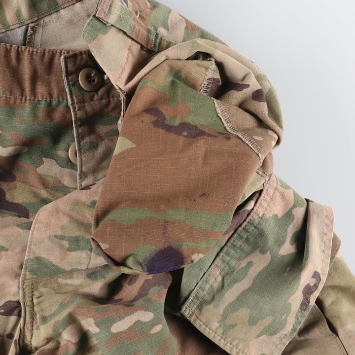 Genuine US military camouflage pattern multicam camo ripstop military cargo pants combat pants made in USA SMALL-REGULAR Nylon Khaki type Vintage Second Hand