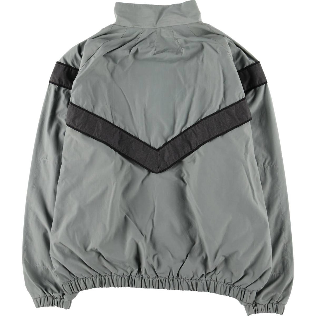 1990'S US Army SKILCRAFT IPFU Training Jacket, Nylon Jacket, Made in USA, Large Nylon Khaki type Vintage Second Hand