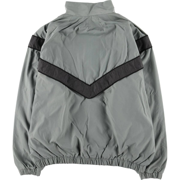 1990'S US Army SKILCRAFT IPFU Training Jacket, Nylon Jacket, Made in USA, Large Nylon Khaki type Vintage Second Hand