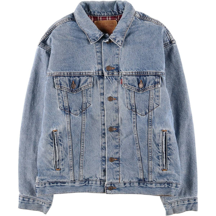 90'S Levi's 70614-0389 Denim Jacket, Men's Size Medium, Vintage cotton blue type Vintage Second Hand
