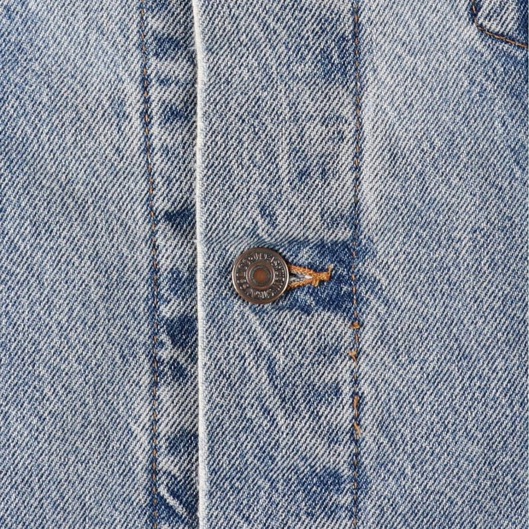 90'S Levi's 70614-0389 Denim Jacket, Men's Size Medium, Vintage cotton blue type Vintage Second Hand