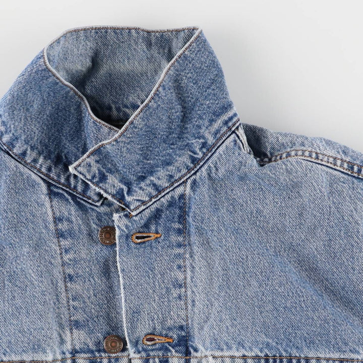 90'S Levi's 70614-0389 Denim Jacket, Men's Size Medium, Vintage cotton blue type Vintage Second Hand