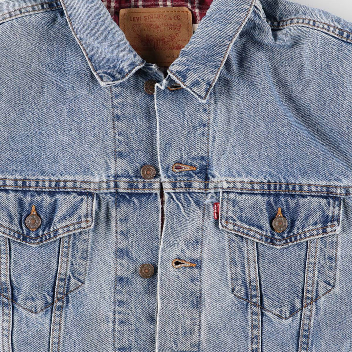 90'S Levi's 70614-0389 Denim Jacket, Men's Size Medium, Vintage cotton blue type Vintage Second Hand