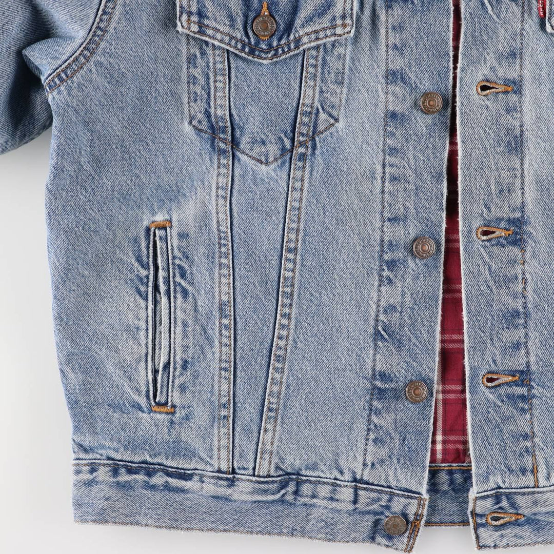 90'S Levi's 70614-0389 Denim Jacket, Men's Size Medium, Vintage cotton blue type Vintage Second Hand