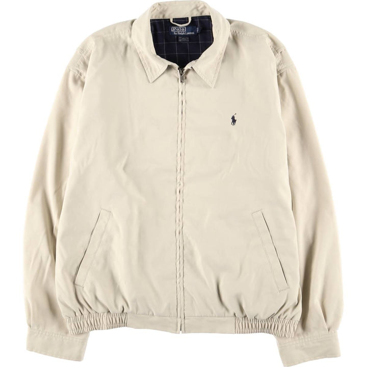 Ralph Lauren POLO by Ralph Lauren Swing Top Sports Jacket Men's L size cotton Beige type Vintage Second Hand