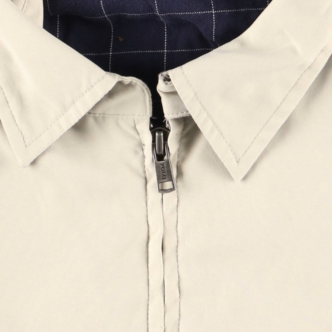 Ralph Lauren POLO by Ralph Lauren Swing Top Sports Jacket Men's L size cotton Beige type Vintage Second Hand