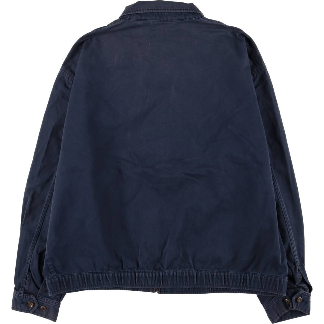 Ralph Lauren POLO by Ralph Lauren Swing Top Sports Jacket Men's XL cotton navy blue type Vintage Second Hand