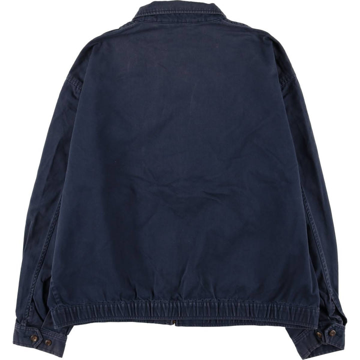 Ralph Lauren POLO by Ralph Lauren Swing Top Sports Jacket Men's XL cotton navy blue type Vintage Second Hand