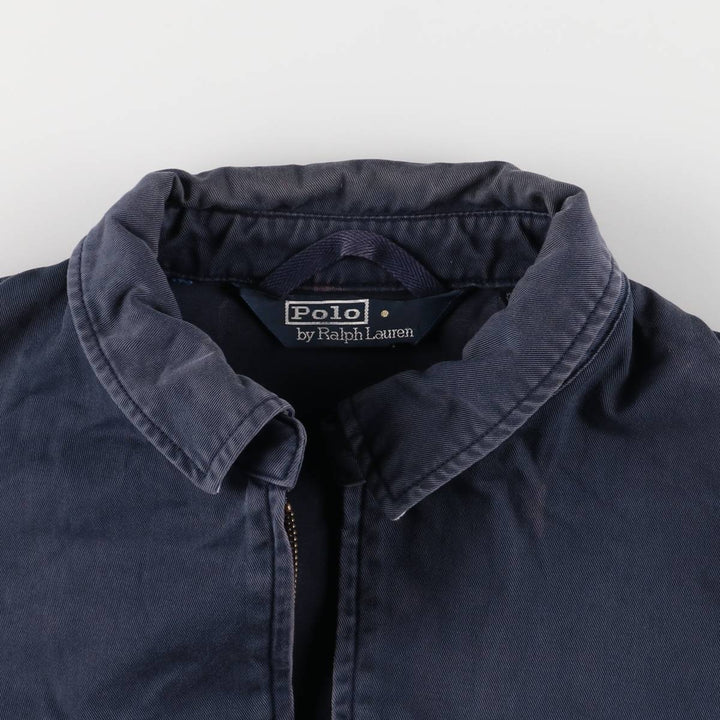 Ralph Lauren POLO by Ralph Lauren Swing Top Sports Jacket Men's XL cotton navy blue type Vintage Second Hand