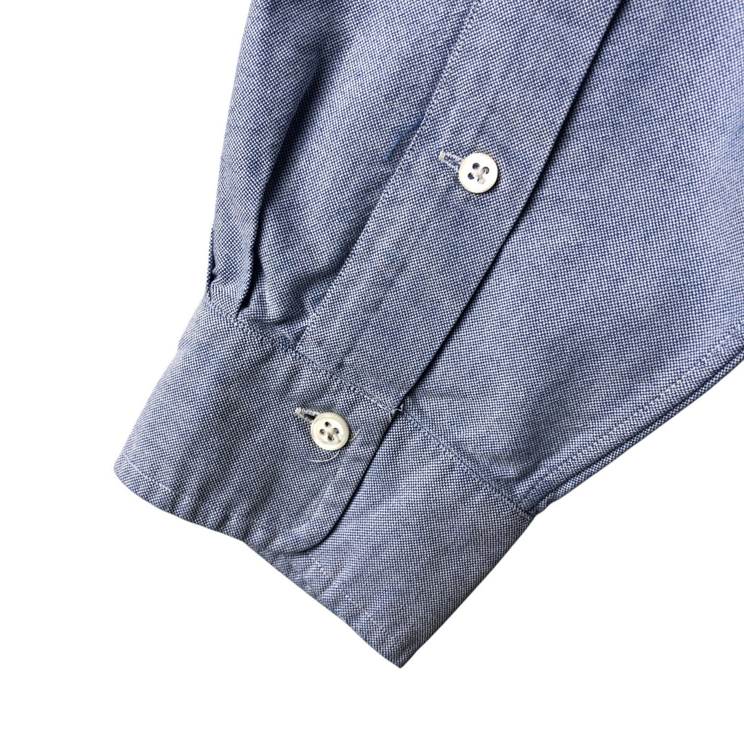 Ralph Lauren long sleeve button down shirt, men's size L cotton Blue type light blue Vintage Second Hand
