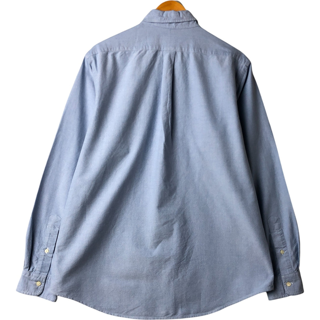 Ralph Lauren Classic Fit Long Sleeve Button Down Shirt, Men's Size L cotton Blue type light blue Vintage Second Hand