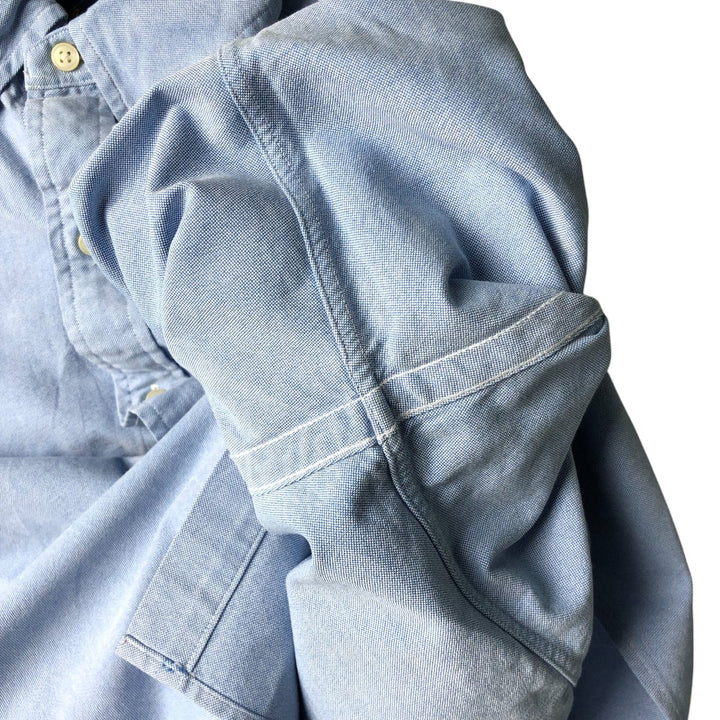 Ralph Lauren Classic Fit Long Sleeve Button Down Shirt, Men's Size L cotton Blue type light blue Vintage Second Hand
