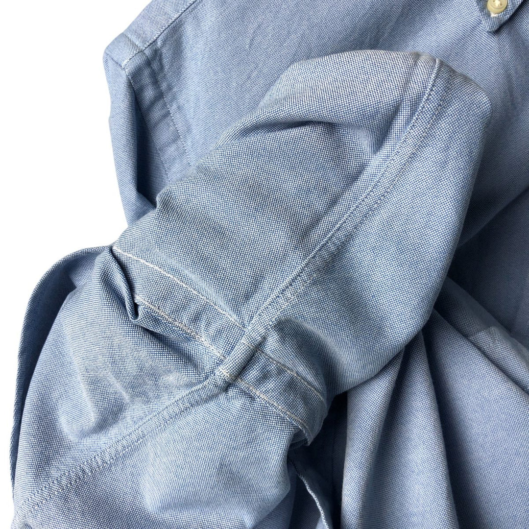 Ralph Lauren Classic Fit Long Sleeve Button Down Shirt, Men's Size L cotton Blue type light blue Vintage Second Hand