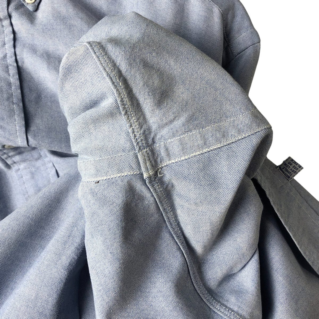 Ralph Lauren long sleeve button down shirt, men's size L cotton Blue type light blue Vintage Second Hand