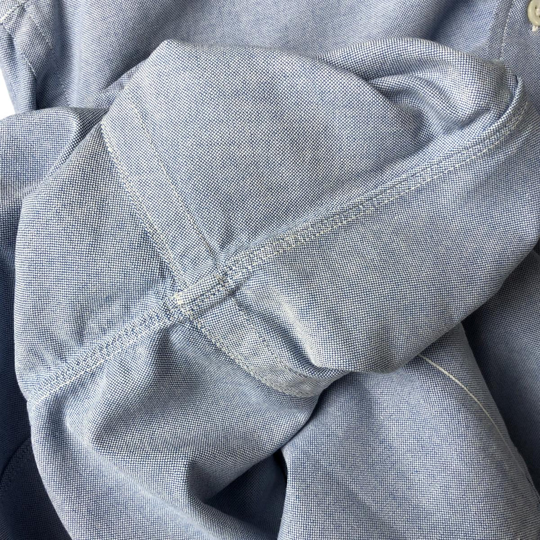 Ralph Lauren long sleeve button down shirt, men's size L cotton Blue type light blue Vintage Second Hand