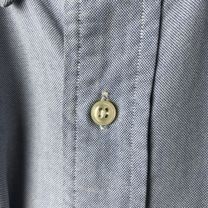 Ralph Lauren YARMOUTH long sleeve button down shirt, men's size M cotton Blue type light blue Vintage Second Hand