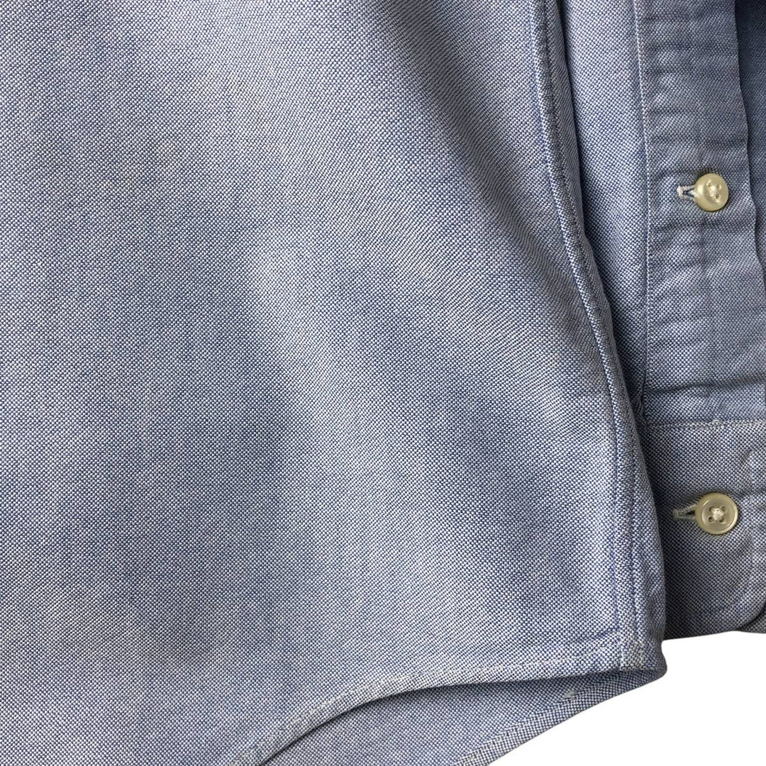 Ralph Lauren YARMOUTH long sleeve button down shirt, men's size M cotton Blue type light blue Vintage Second Hand
