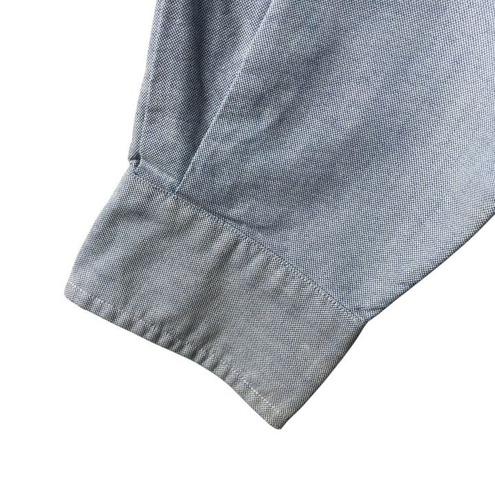 Ralph Lauren YARMOUTH long sleeve button down shirt, men's size M cotton Blue type light blue Vintage Second Hand