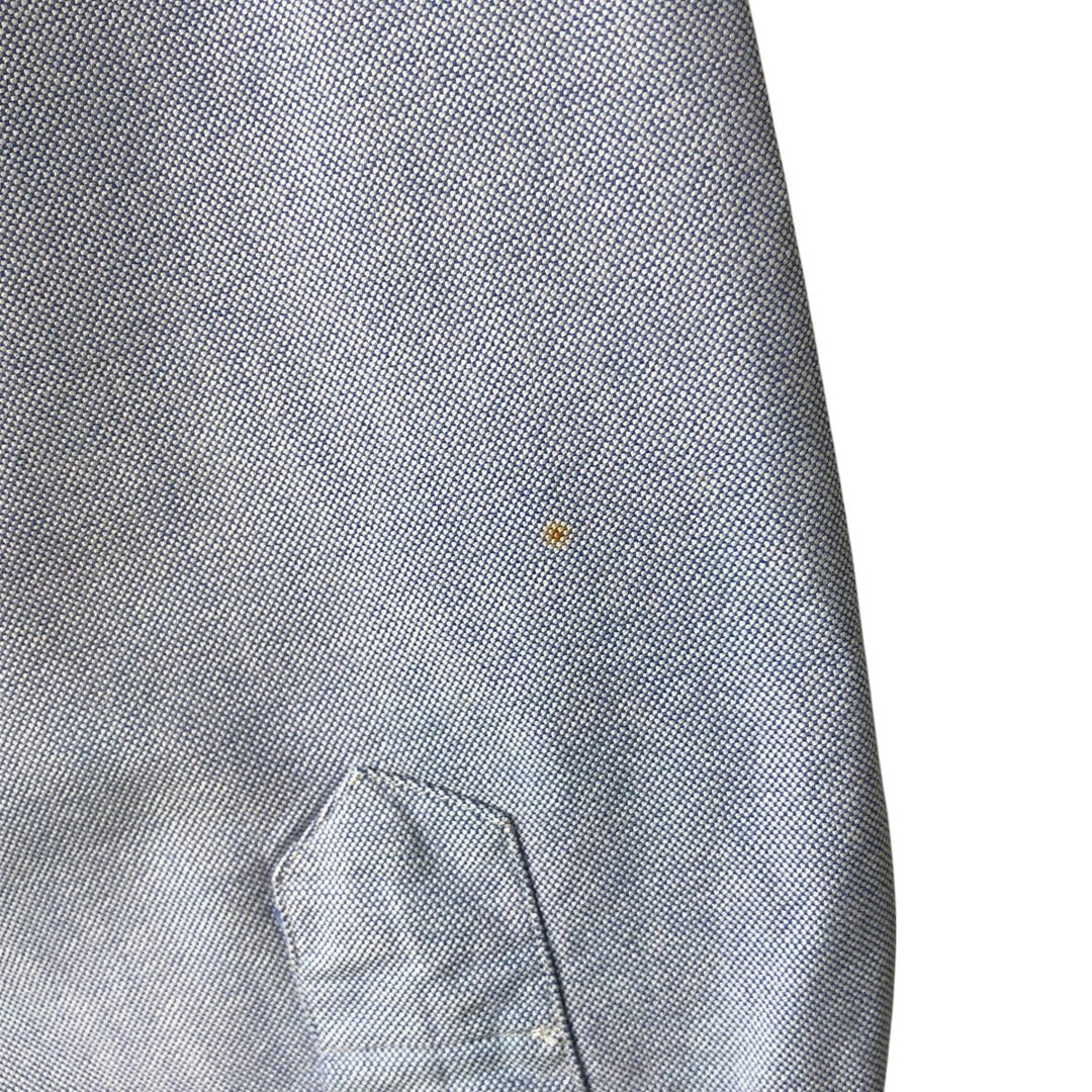 Ralph Lauren YARMOUTH long sleeve button down shirt, men's size M cotton Blue type light blue Vintage Second Hand