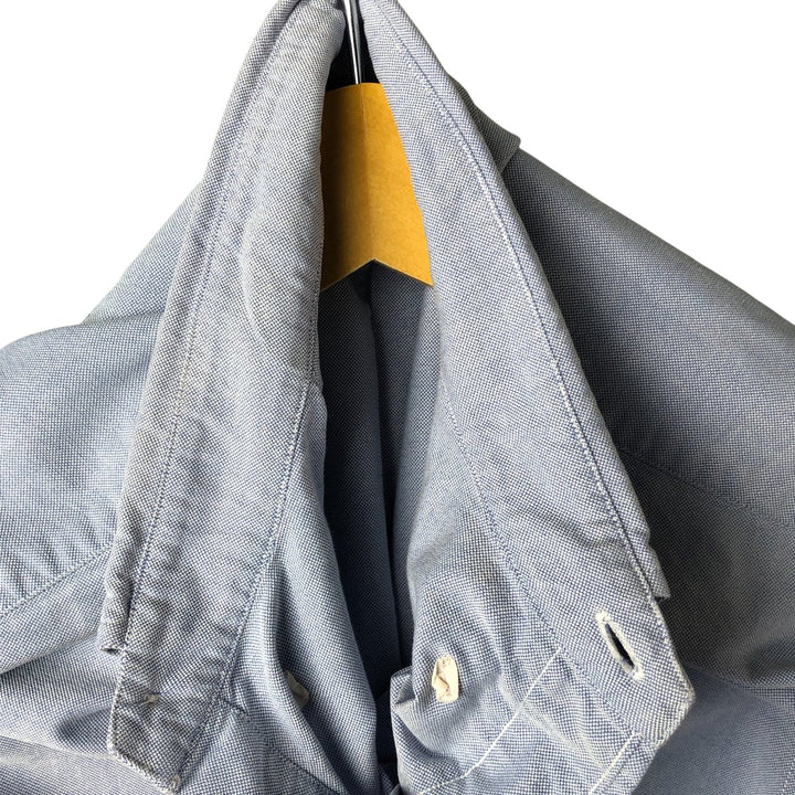 Ralph Lauren YARMOUTH long sleeve button down shirt, men's size M cotton Blue type light blue Vintage Second Hand