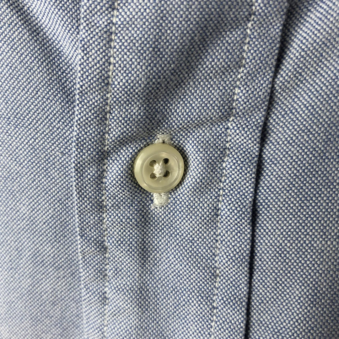 Ralph Lauren long sleeve button down shirt, men's XL size cotton Blue type light blue Vintage Second Hand