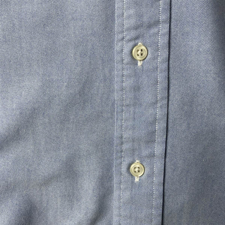 Ralph Lauren long sleeve button down shirt, men's XL size cotton Blue type light blue Vintage Second Hand