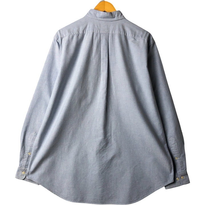 Ralph Lauren Classic Fit Long Sleeve Button Down Shirt, Men's Size L cotton Blue type light blue Vintage Second Hand