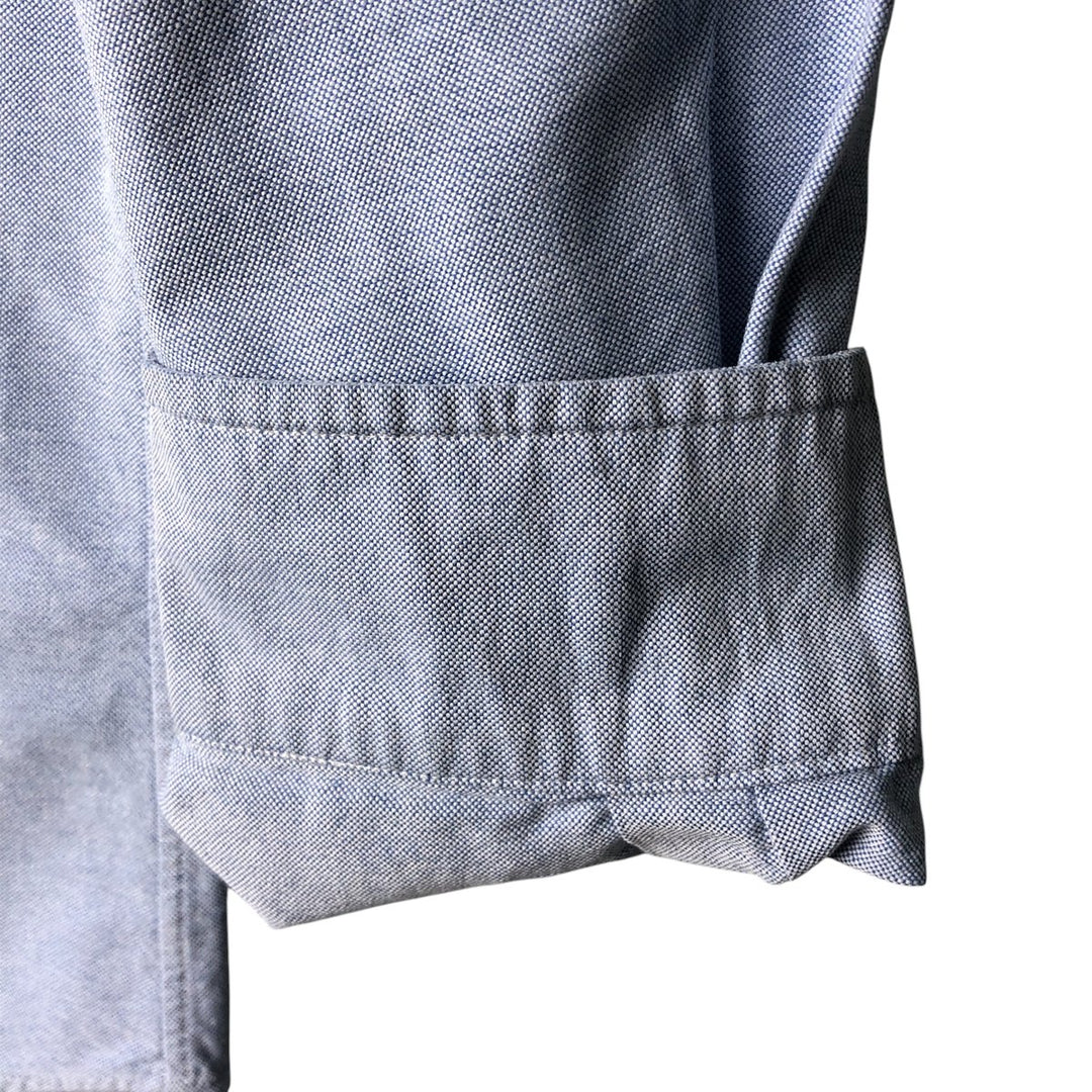 Ralph Lauren Classic Fit Long Sleeve Button Down Shirt, Men's Size L cotton Blue type light blue Vintage Second Hand