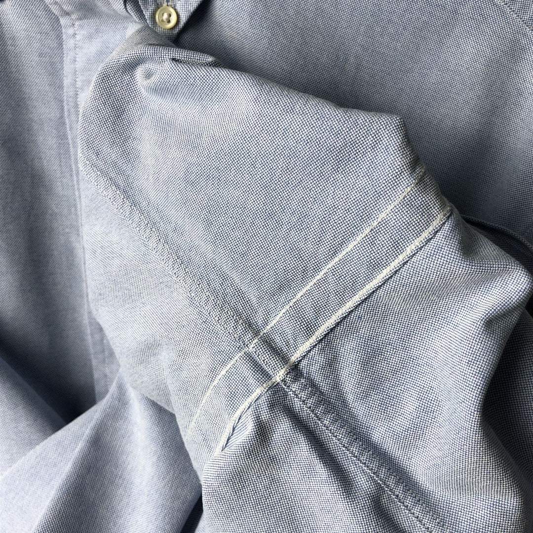Ralph Lauren Classic Fit Long Sleeve Button Down Shirt, Men's Size L cotton Blue type light blue Vintage Second Hand