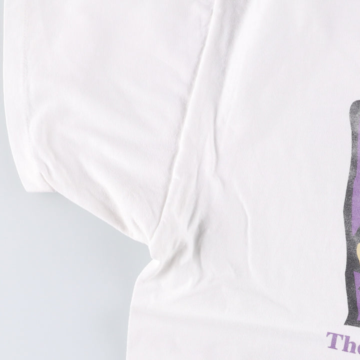 90'S Hanes SYNOPSYS BEEFY-T Advertising T-Shirt, Made in USA, Men's Size L cotton white type Vintage Second Hand