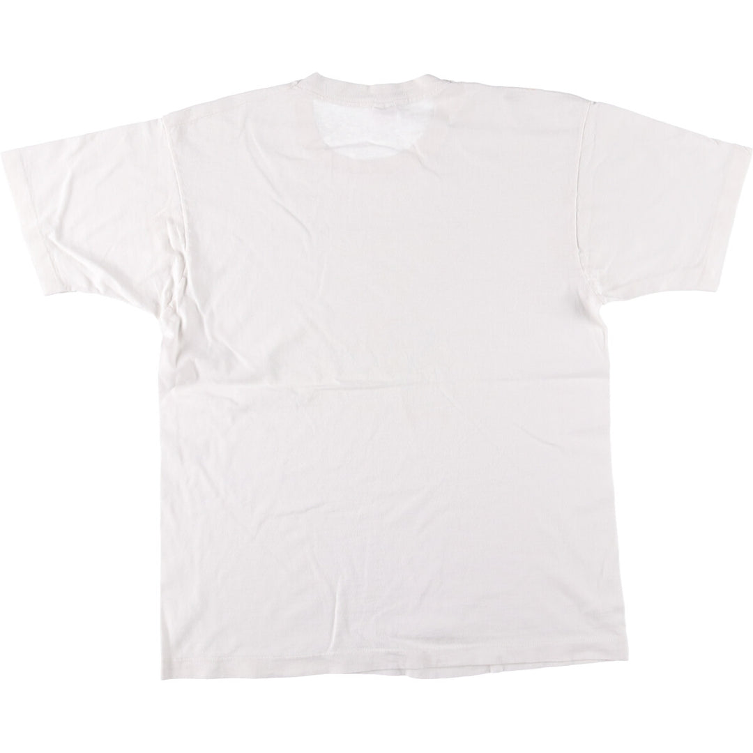 90'S Fruit of the Loom Washington Metro Print T-Shirt, Made in USA, Men's XL, Vintage cotton white type Vintage Second Hand