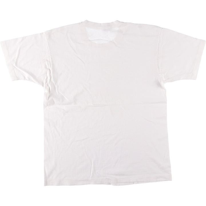 90'S Fruit of the Loom Washington Metro Print T-Shirt, Made in USA, Men's XL, Vintage cotton white type Vintage Second Hand