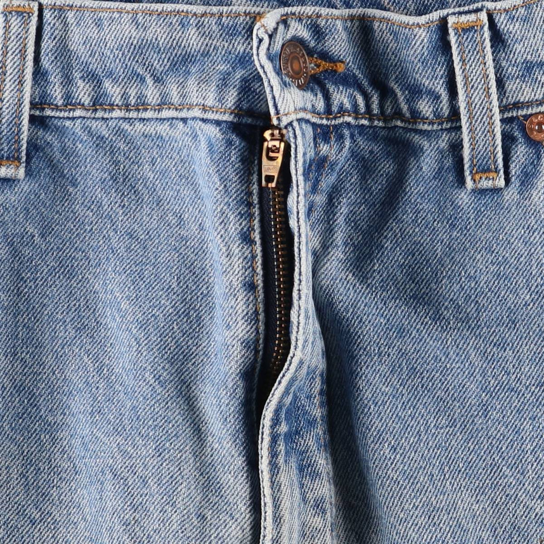 90'S Vintage Levi's 550 Relaxed Fit Denim Shorts with Orange Tab, Men's Size 36 cotton blue type Vintage Second Hand