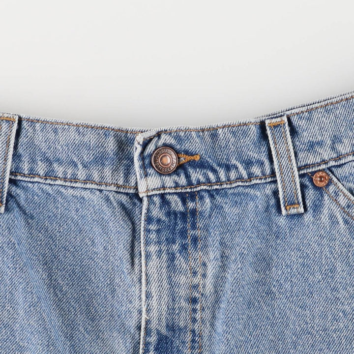 90'S Vintage Levi's 550 Relaxed Fit Denim Shorts with Orange Tab, Men's Size 36 cotton blue type Vintage Second Hand