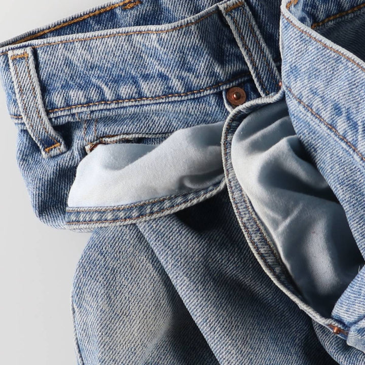 90'S Vintage Levi's 550 Relaxed Fit Denim Shorts with Orange Tab, Men's Size 36 cotton blue type Vintage Second Hand