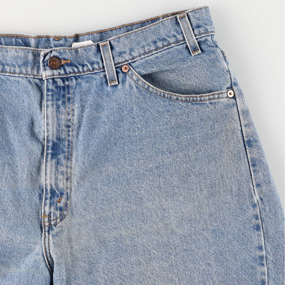 90'S Vintage Levi's 550 Relaxed Fit Denim Shorts with Orange Tab, Men's Size 36 cotton blue type Vintage Second Hand